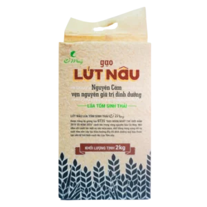 Gạo lứt nâu nguyên cám Cỏ May túi 5kg