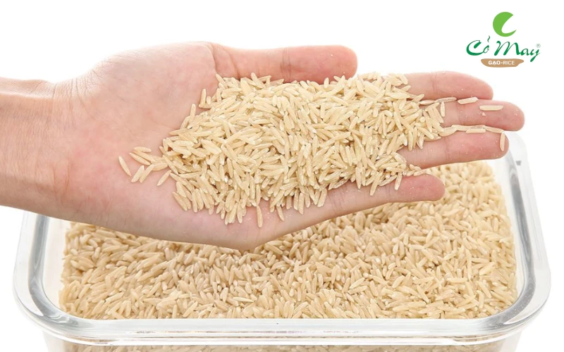 Gạo lứt nầu nguyên cám
